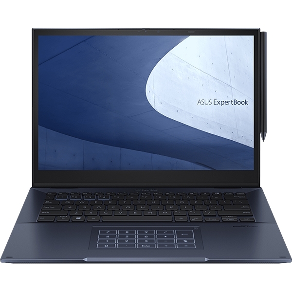 Prenosnik Asus ExpertBook B7 Flip B7402FEA-LA0962 i7 / 16GB / 512GB SSD / 14" WUXGA zaslon na dotik / Windows 10 Pro (temno-moder/črn)