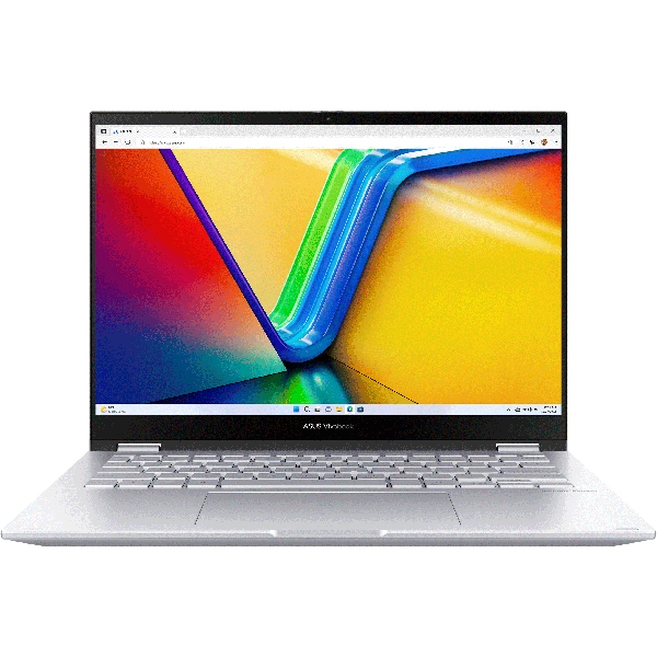 Prenosnik Asus VivoBook S14 Flip TN3402YA-OLED-KN731W R7 / 16GB / 1TB SSD / 14" 2.8K OLED / zaslon na dotik / Windows 11 Home (srebrn)
