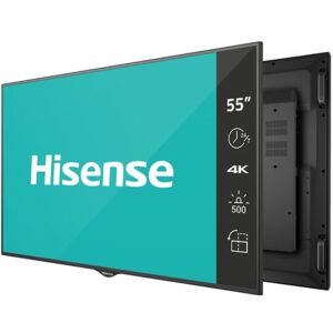 Hisense digital signage zaslon 55BM66AE 55'' / 4K / 500 nits / 60 Hz / (24h / 7 dni )