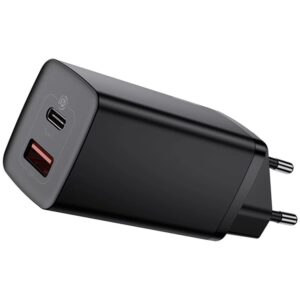 Polnilec Baseus GaN2 Lite Quick USB+C 65W EU (črn)