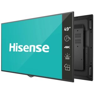 Hisense digital signage zaslon 49BM66AE 49'' / 4K / 500 nits / 60 Hz / (24h / 7 dni )